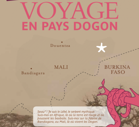 Illustrations Livret jeu  musée du Quai Branly : Voyage au Pays Dogon