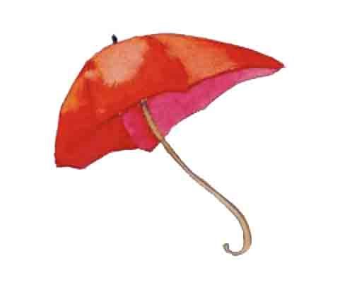 15ème liste :  L’ombrelle rouge